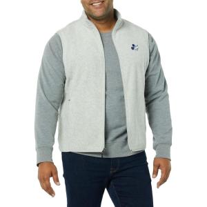 imageAmazon Essentials Disney  Marvel  Star Wars Mens Polar Fleece VestsHappy Mickey