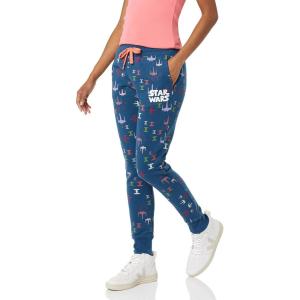 imageAmazon Essentials Disney  Marvel  Star Wars Womens French Terry Fleece Jogger SweatpantsStar Wars Ships