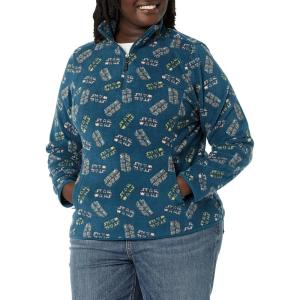 imageAmazon Essentials Disney  Marvel  Star Wars Womens Polar Fleece QuarterZip Mock JacketsStar Wars Logo