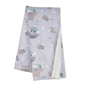 imageLambs ampamp Ivy Star Wars Cozy Friends Baby YodaGrogu Fleece Baby Blanket