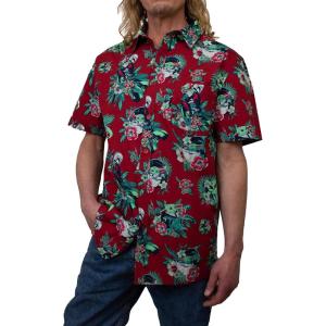 imageSTAR WARS Mens Button Down ShirtRed