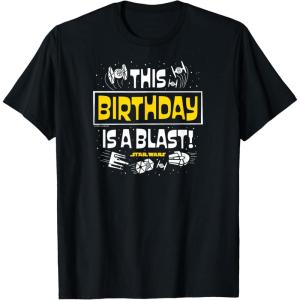 imageStar Wars  This Birthday Is A Blast TShirtBlack