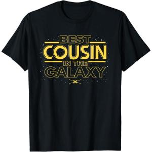 imageStar Wars Best Cousin in the Galaxy Family Trip Birthday TShirtBlack