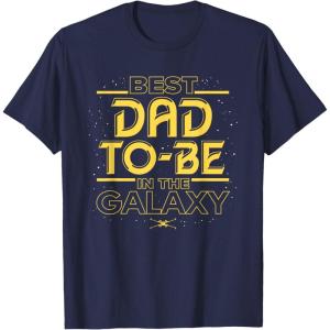 imageStar Wars Best DadtoBe in the Galaxy Birthday Fathers Day TShirtNavy Blue