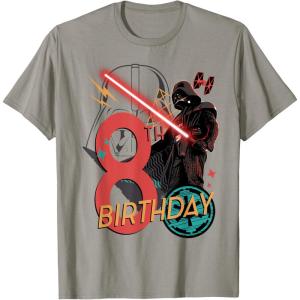 imageStar Wars Darth Vader 8th Birthday Abstract Background TShirtSlate Grey