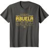 imageStar Wars Best Abuela in the Galaxy Birthday Da de la Madre TShirtAsphalt Grey