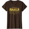 imageStar Wars Best Abuela in the Galaxy Birthday Da de la Madre TShirtBrown