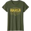 imageStar Wars Best Abuela in the Galaxy Birthday Da de la Madre TShirtOlive Green