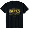 imageStar Wars Best Abuelo in the Galaxy Birthday Da del Padre TShirtBlack