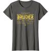 imageStar Wars Best Bruder in the Galaxy Family Trip German TShirtAsphalt Grey