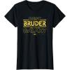 imageStar Wars Best Bruder in the Galaxy Family Trip German TShirtBlack