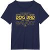 imageStar Wars Best Dog Dad in the Galaxy Birthday Fathers Day TShirtNavy Blue