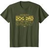 imageStar Wars Best Dog Dad in the Galaxy Birthday Fathers Day TShirtOlive Green
