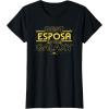 imageStar Wars Best Esposa in the Galaxy Wife Birthday Spanish TShirtBlack