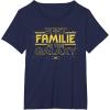 imageStar Wars Best Familie in the Galaxy Family Trip German TShirtNavy Blue