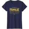 imageStar Wars Best Familie in the Galaxy Family Trip German TShirtNavy Blue