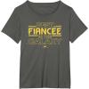 imageStar Wars Best Fiance in the Galaxy Birthday Engagement TShirtAsphalt Grey