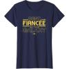 imageStar Wars Best Fiance in the Galaxy Birthday Engagement TShirtNavy Blue