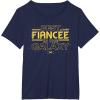 imageStar Wars Best Fiance in the Galaxy Birthday Engagement TShirtNavy Blue