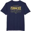 imageStar Wars Best Fiance in the Galaxy Birthday Engagement TShirtNavy Blue