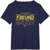 imageStar Wars Best Freund in the Galaxy Friend Birthday German TShirtNavy Blue