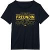 imageStar Wars Best Freundin in the Galaxy Friend Birthday German TShirtBlack
