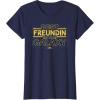 imageStar Wars Best Freundin in the Galaxy Friend Birthday German TShirtNavy Blue