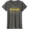 imageStar Wars Best Hermana in the Galaxy Family Trip Spanish TShirtAsphalt Grey