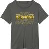 imageStar Wars Best Hermana in the Galaxy Family Trip Spanish TShirtAsphalt Grey