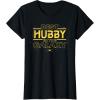 imageStar Wars Best Hubby in the Galaxy Birthday Anniversary TShirtBlack