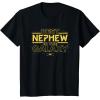 imageStar Wars Best Nephew in the Galaxy Family Trip Birthday TShirtBlack