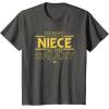 imageStar Wars Best Niece in the Galaxy Family Trip Birthday TShirtAsphalt Grey