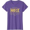 imageStar Wars Best Niece in the Galaxy Family Trip Birthday TShirtPurple Heather