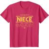 imageStar Wars Best Niece in the Galaxy Family Trip Birthday TShirtRed Heather