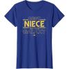 imageStar Wars Best Niece in the Galaxy Family Trip Birthday TShirtRoyal Blue