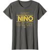 imageStar Wars Best Nio in the Galaxy Family Trip Boy Spanish TShirtAsphalt Grey