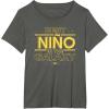 imageStar Wars Best Nio in the Galaxy Family Trip Boy Spanish TShirtAsphalt Grey