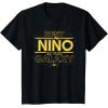 imageStar Wars Best Nio in the Galaxy Family Trip Boy Spanish TShirtBlack