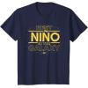 imageStar Wars Best Nio in the Galaxy Family Trip Boy Spanish TShirtNavy Blue