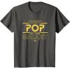 imageStar Wars Best Pop in the Galaxy Birthday Fathers Day TShirtAsphalt Grey