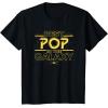 imageStar Wars Best Pop in the Galaxy Birthday Fathers Day TShirtBlack