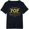 imageStar Wars Best Pop in the Galaxy Birthday Fathers Day TShirtBlack