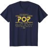 imageStar Wars Best Pop in the Galaxy Birthday Fathers Day TShirtNavy Blue