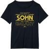 imageStar Wars Best Sohn in the Galaxy Family Trip German TShirtBlack