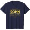 imageStar Wars Best Sohn in the Galaxy Family Trip German TShirtNavy Blue