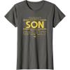 imageStar Wars Best Son in the Galaxy Family Trip Birthday TShirtAsphalt Grey