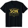 imageStar Wars Best Son in the Galaxy Family Trip Birthday TShirtBlack
