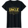 imageStar Wars Best Uncle in the Galaxy Birthday Fathers Day TShirtBlack