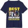 imageStar Wars Best Vacation in the Galaxy Family Group Trip TShirtNavy Blue