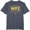 imageStar Wars Best Wife in the Galaxy Birthday Anniversary TShirtHeather Blue